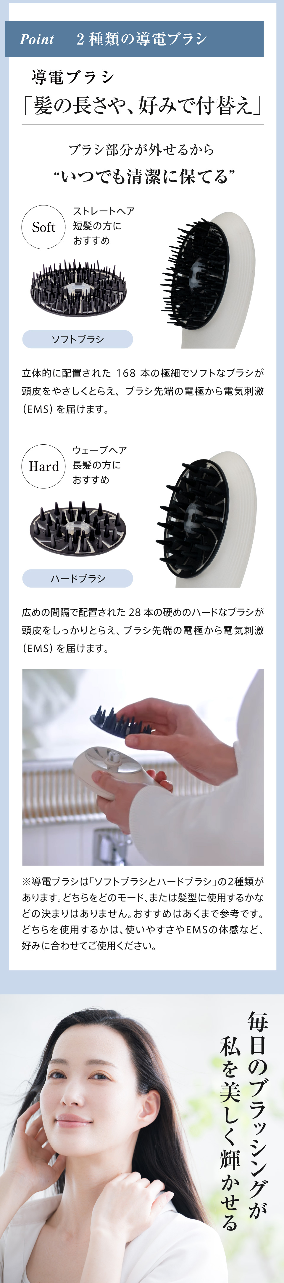 リバイタリースパプロ　ブラシ