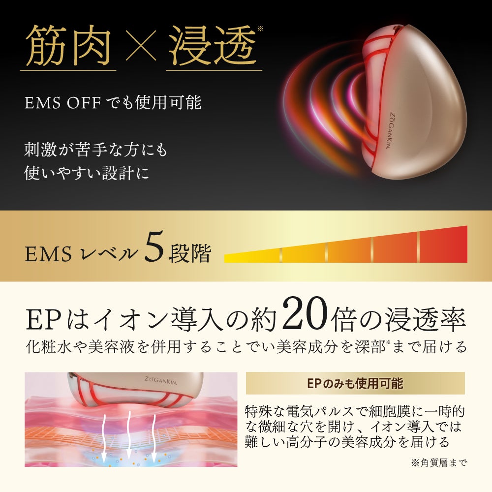 ZOGANKIN_カッサ美顔器_EMS_EP_温熱_LED